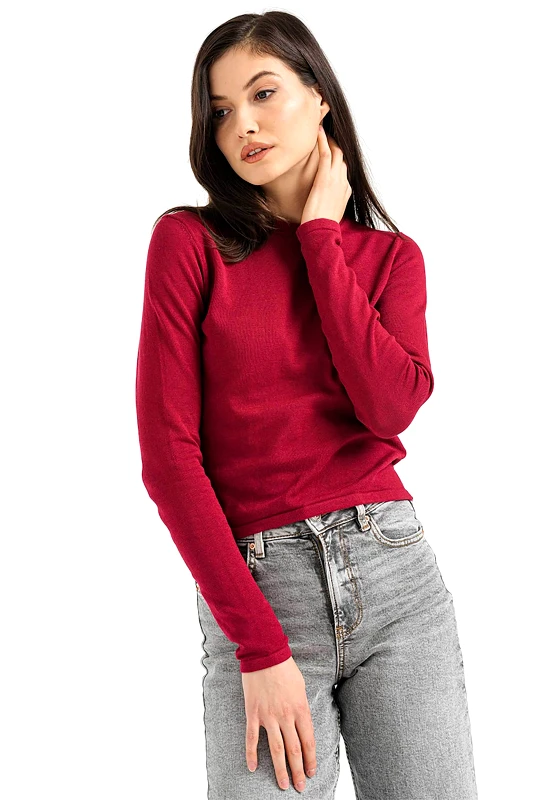 HUGO Hugo Boss γυναικείο πλεκτό με κεντημένο λογότυπο - 50514296 Κόκκινο