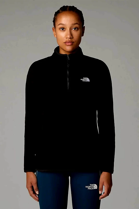 THE NORTH FACE The North Face γυναικεία μπλούζα φούτερ fleece "Glacier 1/4 Zip" - NF0A855M4H01 Μαύρο
