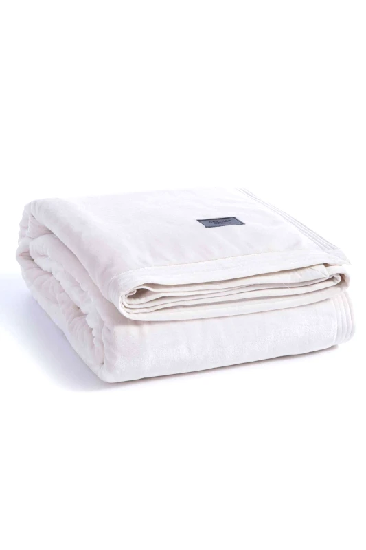 NEF-NEF HOMEWARE NEF-NEF κουβέρτα υπέρδιπλη βελουτέ "Velosso 24" 230 x 240 cm - 033962 Εκρού