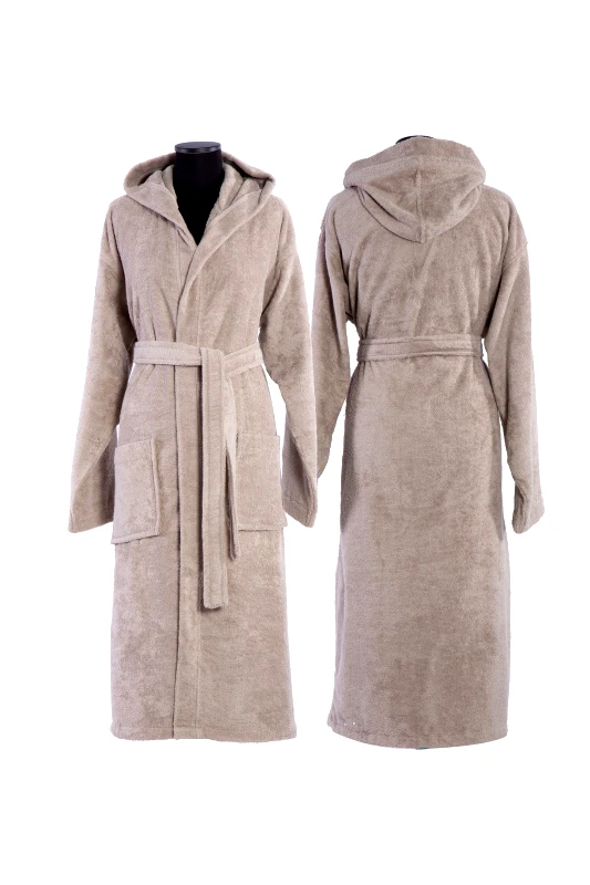 NEF-NEF HOMEWARE NEF-NEF μπουρνούζι με κουκούλα "Comfort" - 020211 Μπεζ