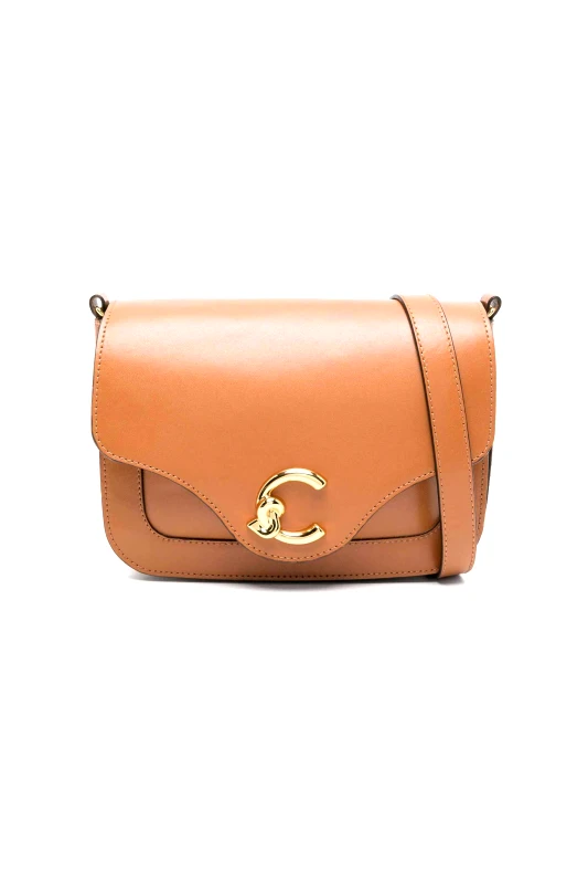 COCCINELLE Coccinelle γυναικεία δερμάτινη τσάντα crossbody "C-Me Medium" - E1SSK-150101W12 Ταμπά