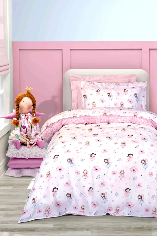 GREENWICH POLO CLUB Greenwich Polo Club σετ παιδική παπλωματοθήκη μονή με μαξιλαροθήκη "8849" (2 τεμάχια) - 206009108849 Ροζ