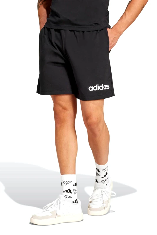ADIDAS Adidas ανδρικό σορτς Regular Fit "Essentials Linear" - JE9012 Μαύρο
