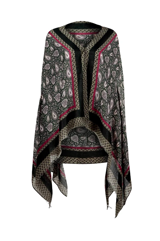 ACHILLEAS ACCESSORIES Achilleas Accessories γυναικεία εσάρπα με εμπριμέ σχέδιο - 26000447 Πράσινο