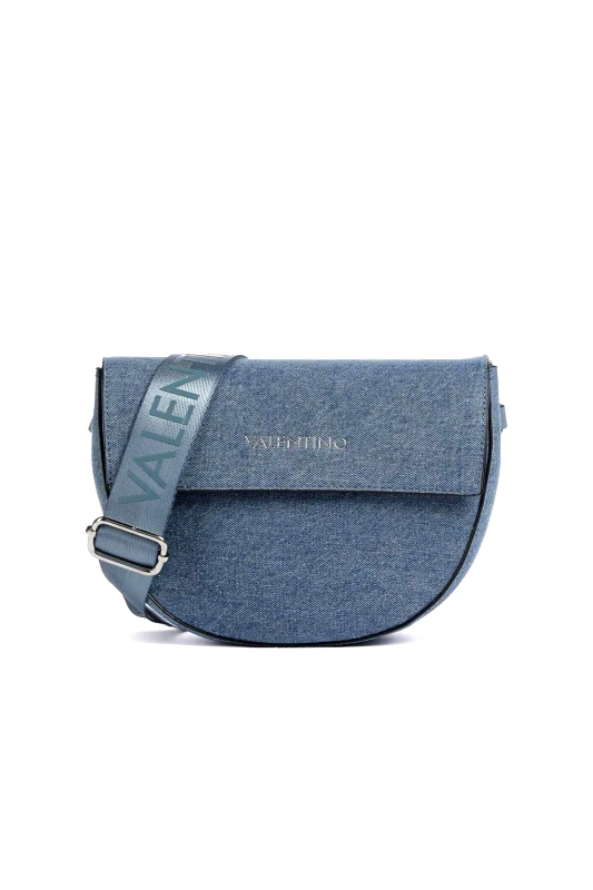 VALENTINO BY MARIO VALENTINO Valentino γυναικεία denim τσάντα crossbody "Bigs" - 17LVBS7SO02RE/B Denim Blue Ανοιχτό