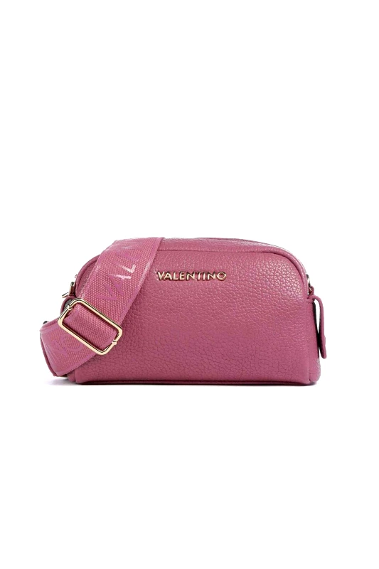 VALENTINO BY MARIO VALENTINO Valentino γυναικεία τσάντα crossbody με μεταλλικό λογότυπο "Blossom" - 17LVBS8P215/BLO Ροζ
