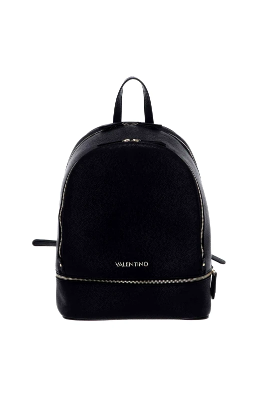 VALENTINO BY MARIO VALENTINO Valentino γυναικείο backpack με μεταλλικό λογότυπο "Brixton" - 17LVBS7LX02/BRI Μαύρο