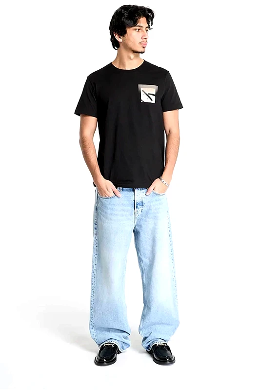CALVIN KLEIN JEANS Calvin Klein Jeans ανδρικό τζιν παντελόνι παντάτσεπο Loose Fit - J30J327019 Denim Blue Ανοιχτό