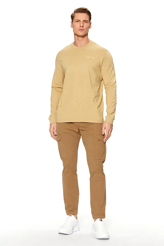 TOMMY JEANS Tommy Jeans ανδρικό παντελόνι cargo Regular Fit - DM0DM20281 Καφέ