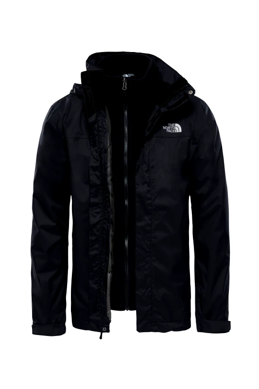 THE NORTH FACE The North Face ανδρικό διπλό μπουφάν Evolve II Triclimate - NF00CG55JK31 Μαύρο