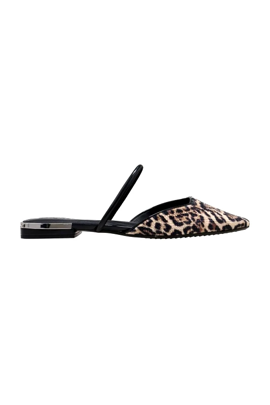 DKNY DKNY γυναικείο mule με animal print "Cabbi" - K1530296 Μπεζ