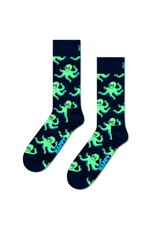 HAPPY SOCKS Happy Socks unisex κάλτσες "Octopus" - P002580 Μαύρο