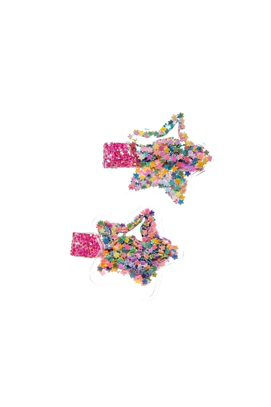 ALOUETTE Alouette παιδικό κλιπ μαλλιών με αστεράκια (2 τεμάχια) - 00032084 Πολύχρωμο