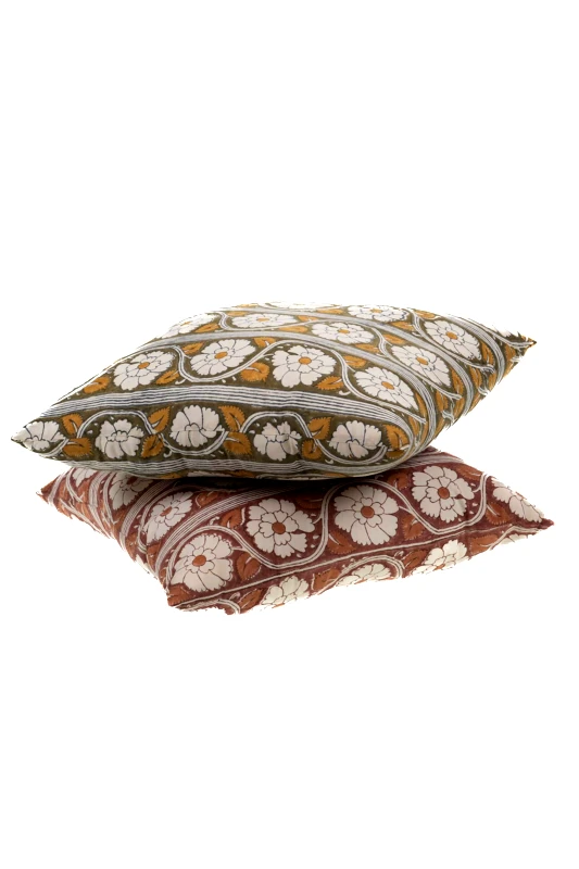 AMADEUS Amadeus διακοσμητικό μαξιλάρι με floral print 50 x 8 x 50 cm - 162552 Πολύχρωμο