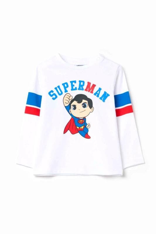 OVS KIDS OVS βρεφική μπλούζα με print Regular Fit - 002194013 Λευκό