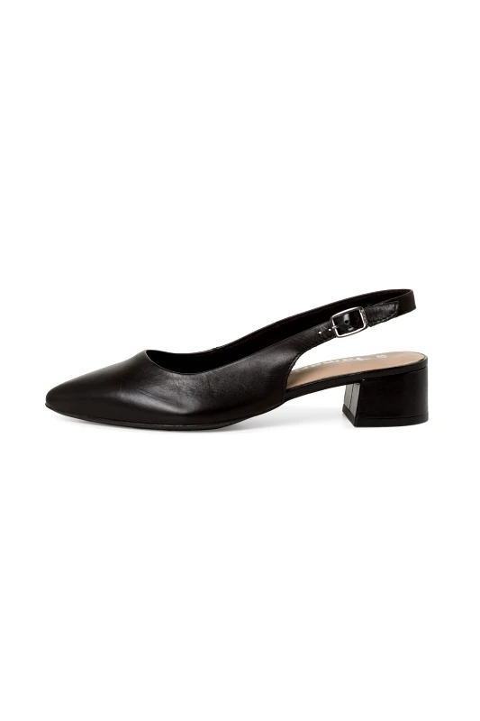 TAMARIS Tamaris γυναικεία slingbacks μονόχρωμα suede - 1-29500-42 Μαύρο