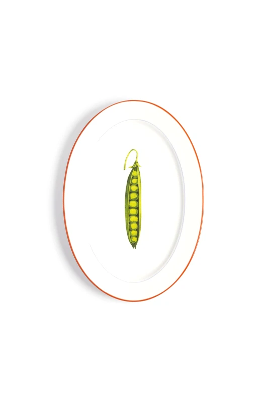 &K AMSTERDAM &K Amsterdam πιατέλα "Pea" 30 x 21 x 2.5 cm - 2184-03