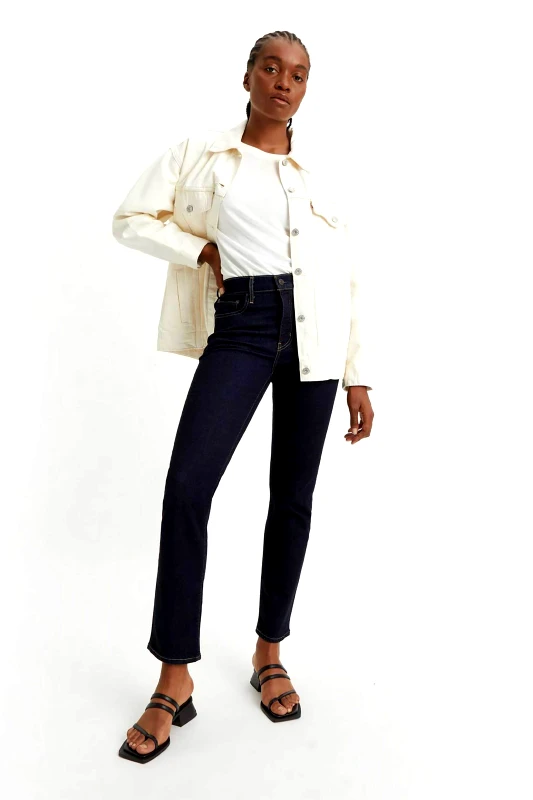 LEVI'S Levi's® γυναικείο τζιν παντελόνι 724™ High Rise Straight - 188830227 Denim Blue Σκούρο