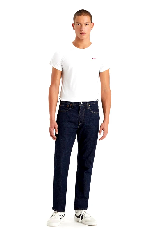LEVI'S Levi's® ανδρικό τζιν παντελόνι πεντάτσεπο Rock Cod Regular Tapered Fit "502®" - 295070280 Denim Blue Σκούρο