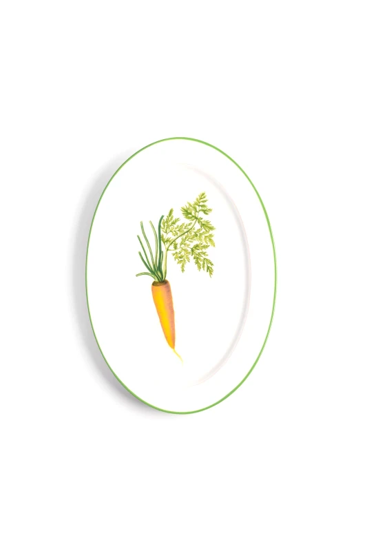 &K AMSTERDAM &K Amsterdam πιατέλα "Carrot" 30 x 21 x 2.5 cm - 2184-02