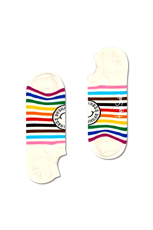 HAPPY SOCKS Happy Socks unisex κάλτσες αόρατες "Happiness Everywhere" - HAP38-1300 Μαύρο