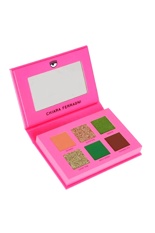 CHIARA FERRAGNI MAKE-UP Chiara Ferragni Eyeshadow Palette - PM05EXTREMEPINK Fancy Green