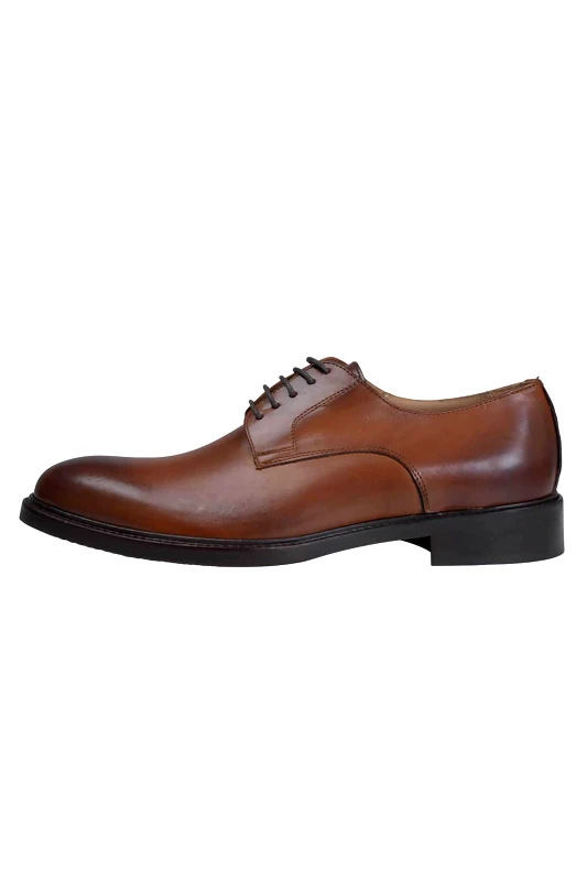 PRINCE OLIVER Prince Oliver ανδρικά δερμάτινα παπούτσια oxford "Derby" - 13795114 Ταμπά
