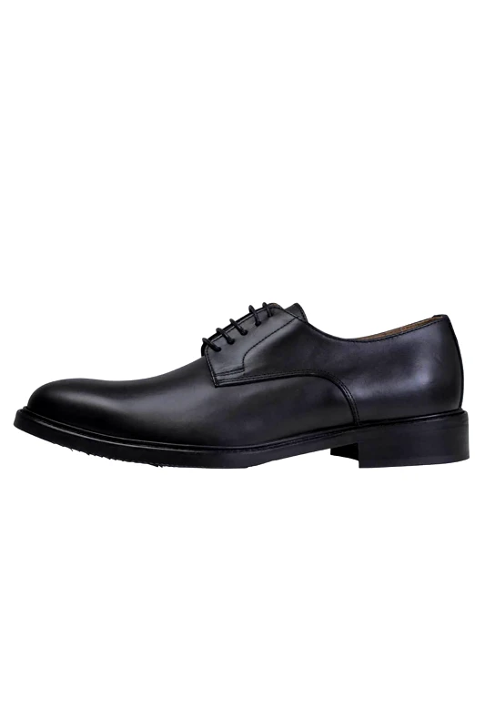 PRINCE OLIVER Prince Oliver ανδρικά δερμάτινα παπούτσια oxford "Derby" - 13795114 Μαύρο