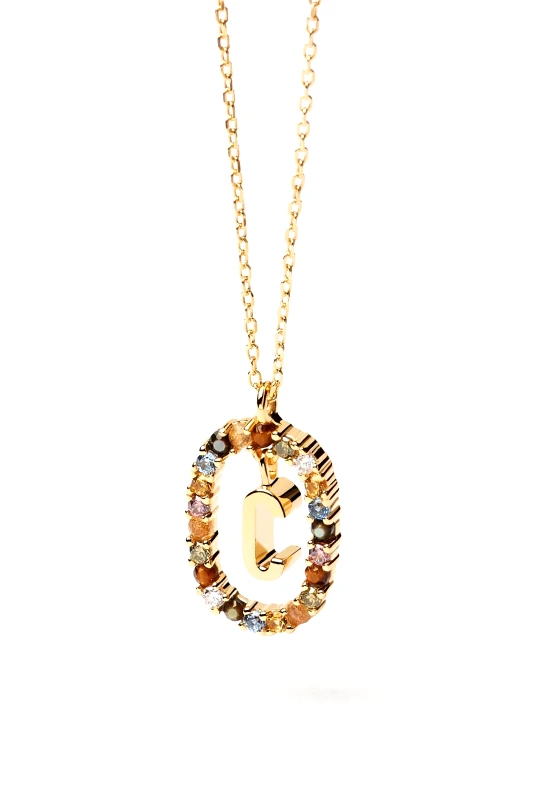 PDPAOLA PDPAOLA γυναικείο κολιέ "Letter C" - CO01-262-U