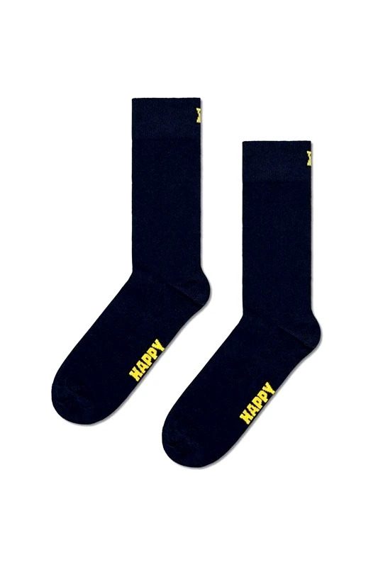 HAPPY SOCKS Happy Socks unisex κάλτσες "Solid" - P001122 Μπλε Σκούρο