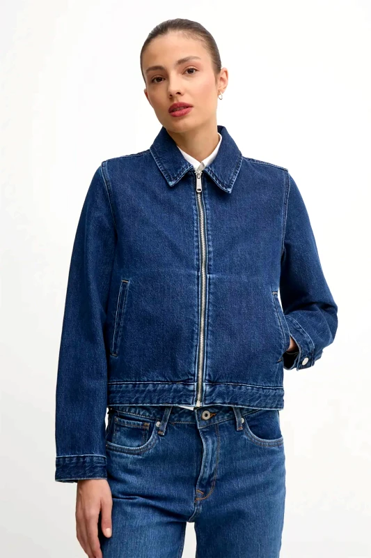 CALVIN KLEIN JEANS Calvin Klein Jeans γυναικείο denim jacket - J20J224545 Denim Blue Σκούρο