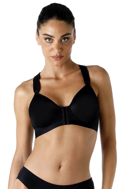 LOVABLE Lovable γυναικείο αθλητικό σουτιέν "Active Comfort" Cup D - LOV-L0DR8-D Μαύρο