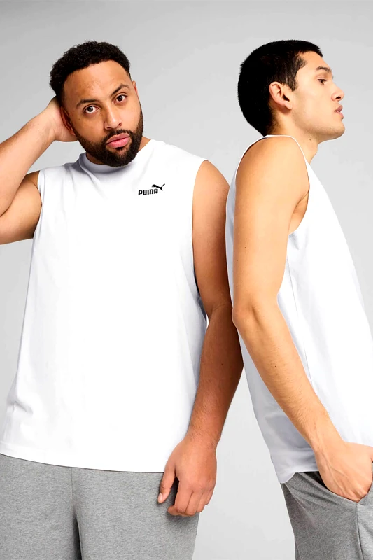 PUMA Puma ανδρική αμάνικη μπλούζα "ESS No. 1" - 682626 Λευκό