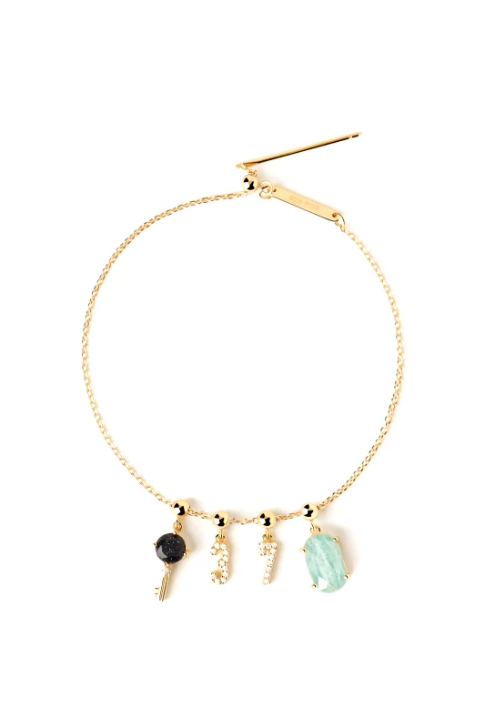 PDPAOLA PDPAOLA γυναικεία αλυσίδα χεριού για charms - PU01-172-U