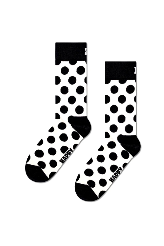 HAPPY SOCKS Happy Socks unisex κάλτσες "Dot" - P001587 Ασπρόμαυρο
