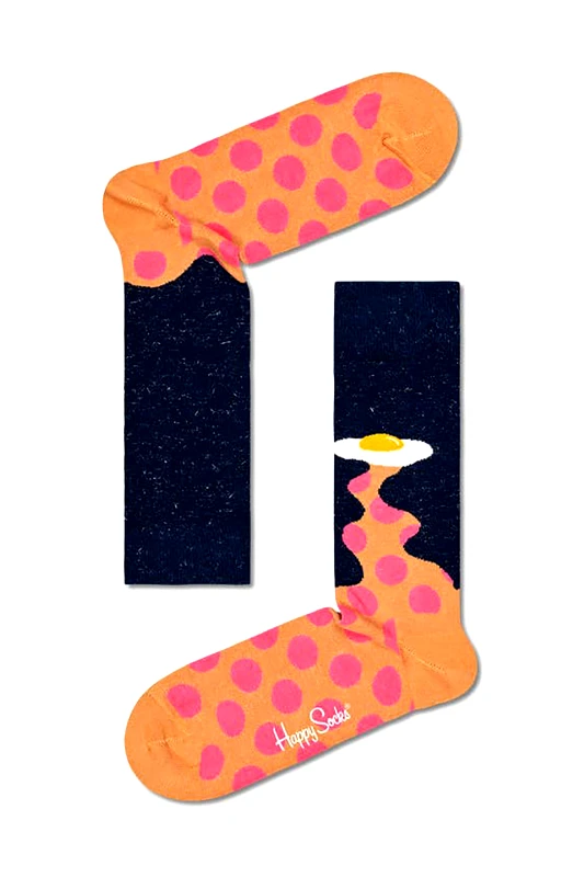 HAPPY SOCKS Happy Socks unisex κάλτσες "Space Egg" - EGG01-6300 Μαύρο