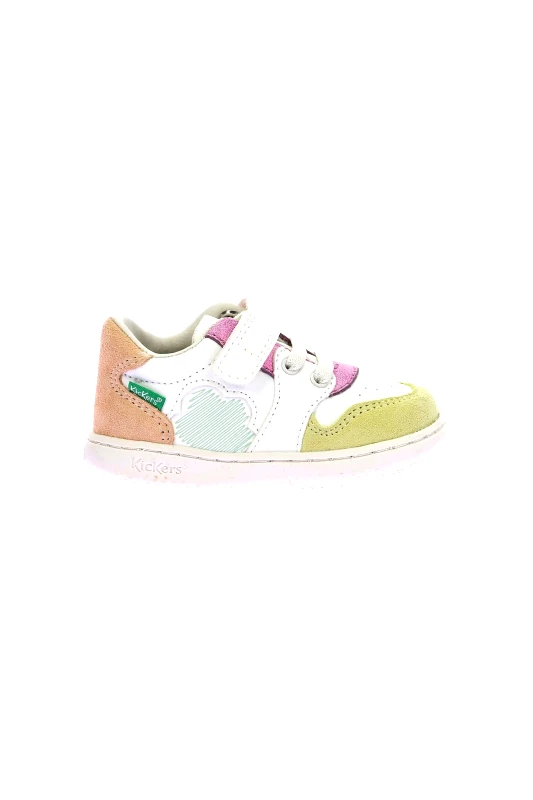 KICKERS Kickers παιδικά sneakers με velcro "Kickbrownie" (21-27) - 1213530-10-0 Λευκό