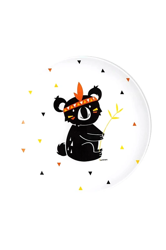 LUMINARC Luminarc παιδικό πιάτο φαγητού γυάλινο "Kotipi" 20,5 cm - N4102