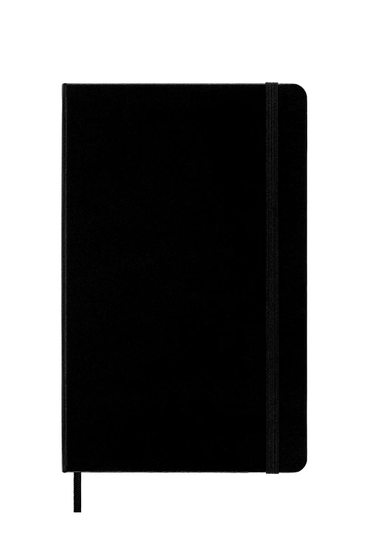 MOLESKINE Moleskine σημειωματάριο μονόχρωμο "Classic Notebook Plain Large" Μαύρο - QP062