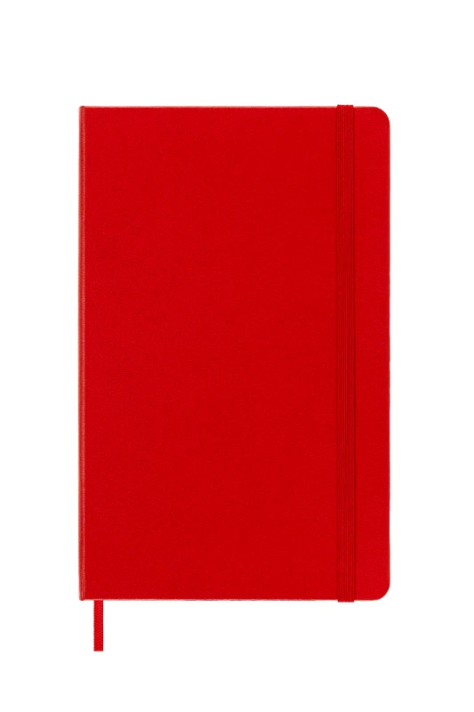 MOLESKINE Moleskine σημειωματάριο μονόχρωμο "Classic Notebook Squared Large" Κόκκινο - QP061R