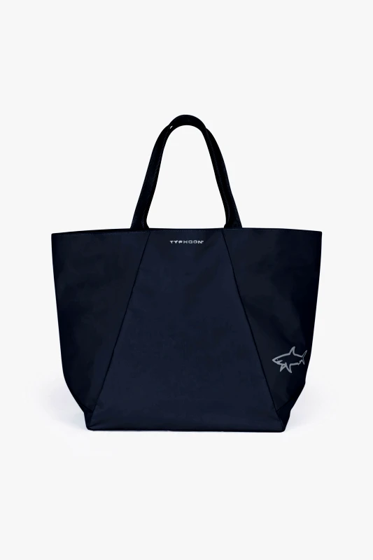 PAUL & SHARK Paul&Shark ανδρική τσάντα tote αδιάβροχη με ανακλαστικό λογότυπο "Typhoon® Jupiter" - 25418112 Μπλε Σκούρο