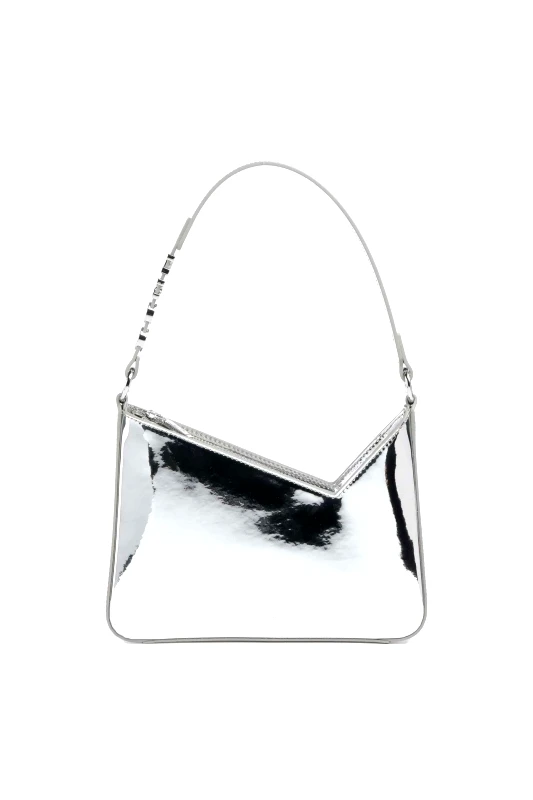 HUGO Hugo Boss γυναικεία τσάντα ώμου μεταλλιζέ - 50536243 Ασημί