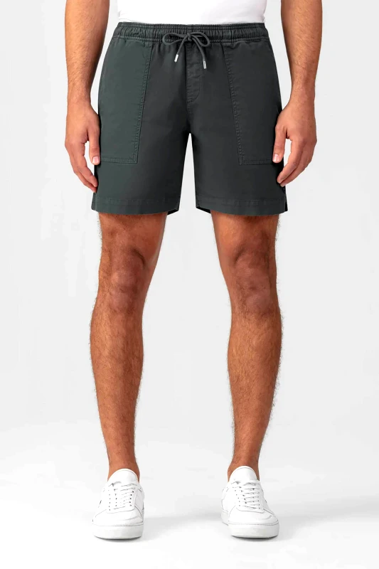 RON DORFF Ron Dorff ανδρική βερμούδα chino μονόχρωμη - 19SS19 Λαδί