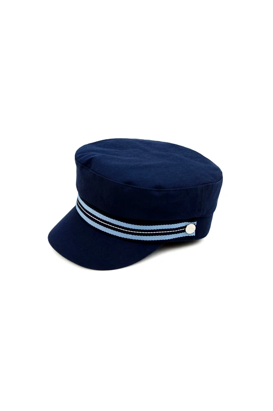 ESPRIT Esprit γυναικείο ναυτικό καπέλο με ρίγες - 020EA1P302 Μπλε Σκούρο