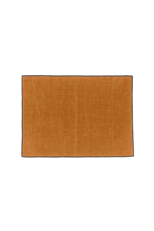 HAOMY Haomy λινό σουπλά "Borgo Caramel" 35 x 45 cm - 100322_36_033 Ταμπά
