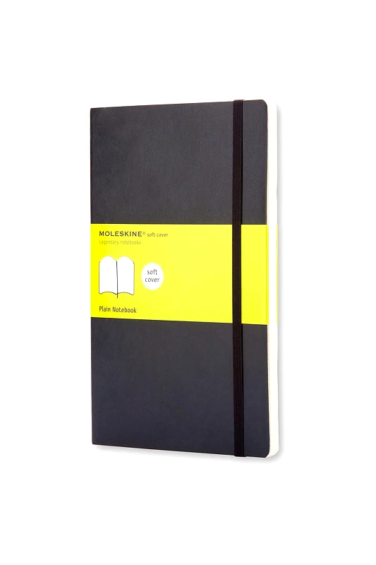 MOLESKINE Moleskine σημειωματάριο μονόχρωμο "Classic Notebook L" Μαύρο - QP618