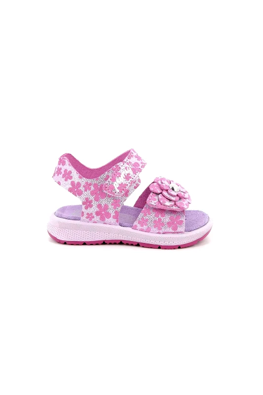PRIMIGI Primigi παιδικά suede σανδάλια με print - 7870600 Ροζ