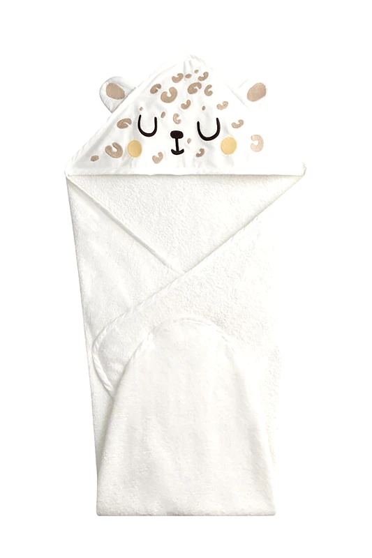 DPAM DPAM βρεφική πετσέτα για νεογέννητα "Cute Bear" - 357516 Λευκό