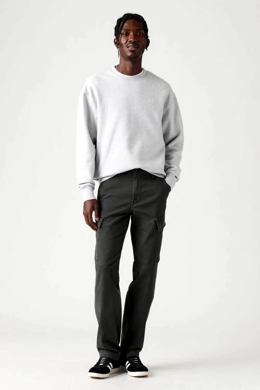 LEVI'S Levi's® ανδρικό παντελόνι cargo μονόχρωμο Relaxed Fit - 394410001 Κυπαρισσί