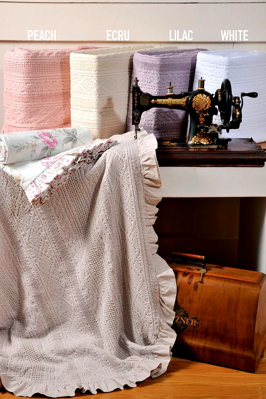 DOWN TOWN HOME DOWN TOWN Home κουβέρτα μονή με ανάγλυφο σχέδιο "454" 170 x 240 cm - 33-0110